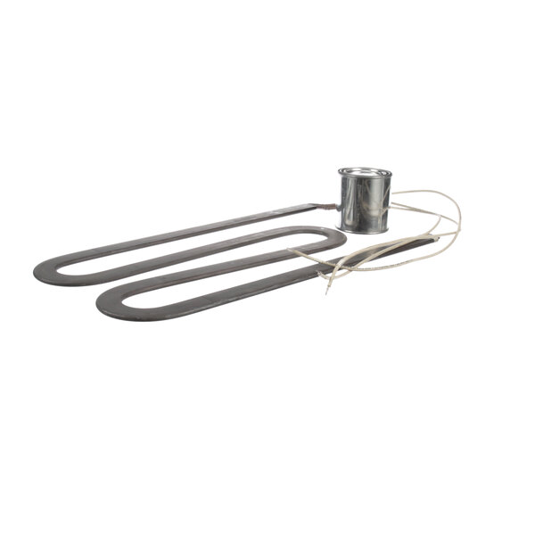 A Groen NT1798 metal heating element with a wire attached.