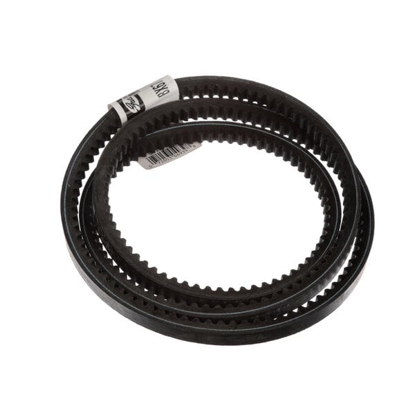 A black Middleby Marshall conveyor oven belt with a white stripe.