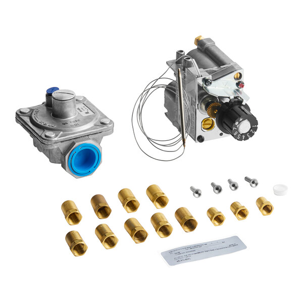 A US Range conversion kit for Garland ranges with brass fittings.