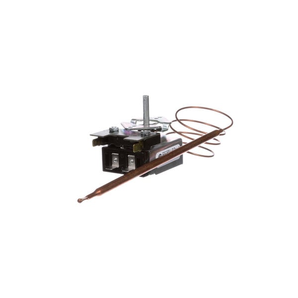 A Duke T-Stat Control with a wire attached.