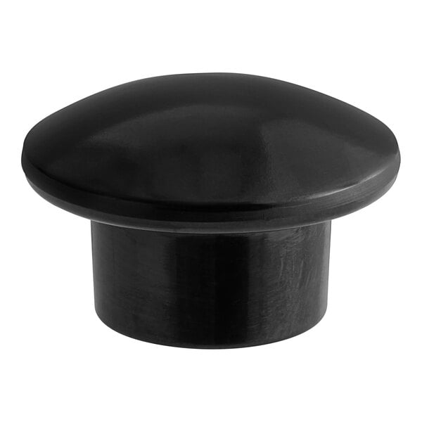 A black round Vollrath lid knob.