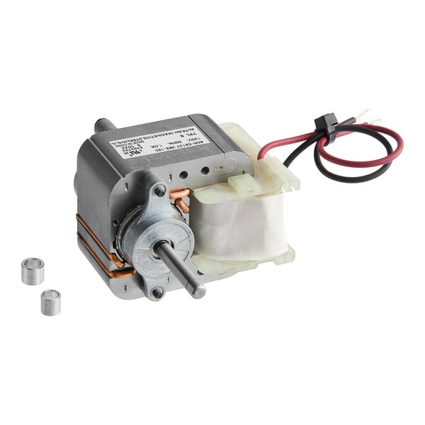 A Henny Penny blower motor with wires and a cable.