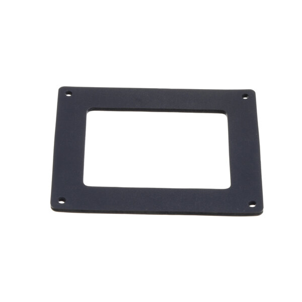 A rectangular black frame with a hole in the middle.