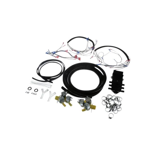 An Alliance Laundry wiring kit with black and white components.