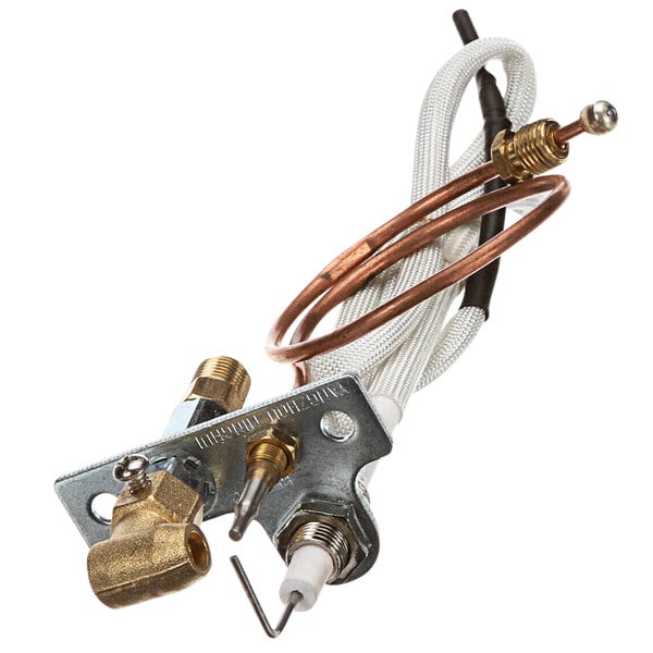 A LoLo pilot thermocouple with a copper pipe and a wire.