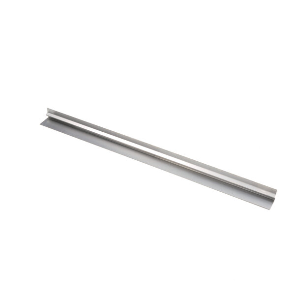 A long metal bar with a silver tube on the end.