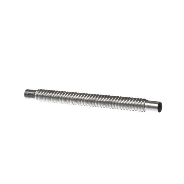 A stainless steel flexible tube with a long cylindrical end.