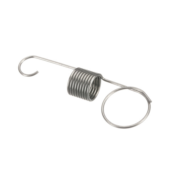 A metal coil spring with a wire attached to it.