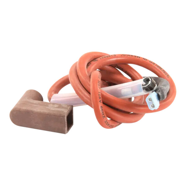 An orange ignitor cable with connectors, designed for use with Southbend equipment.