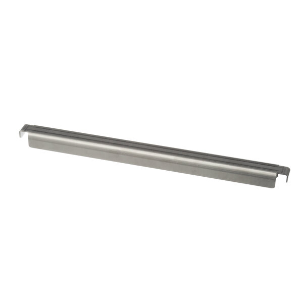 A stainless steel Randell adapter bar with a long metal handle.