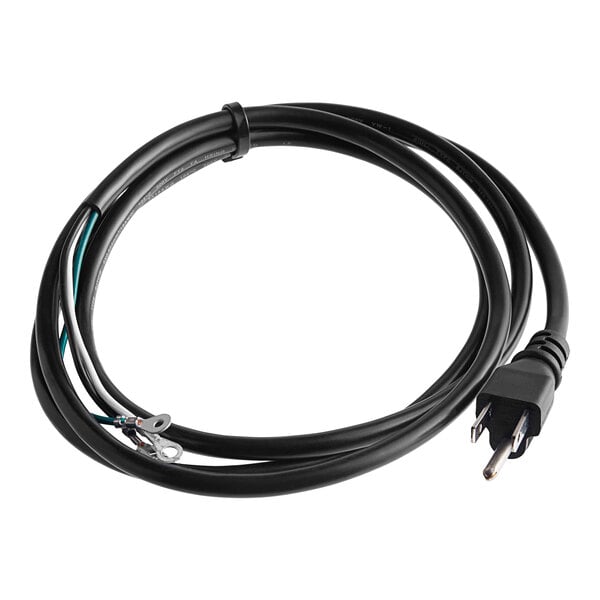 A black cable with wires and a plug for a Vollrath countertop food warmer.