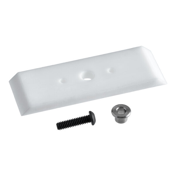 A Henny Penny 52627 pressure pad assembly with a white rectangular pad, a screw, and a metal fitting.