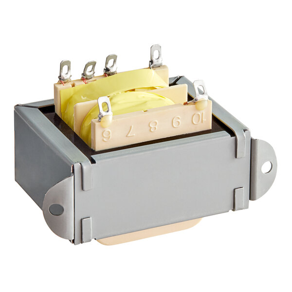 A Pitco transformer with four wires.