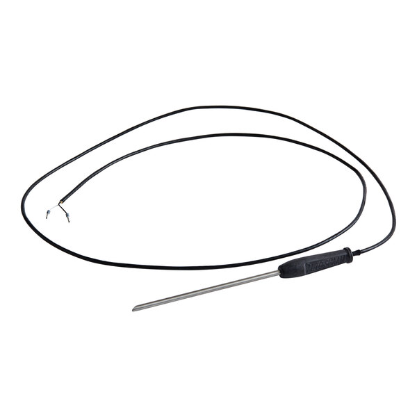 A black cable with a metal end for an Alto-Shaam combi oven.