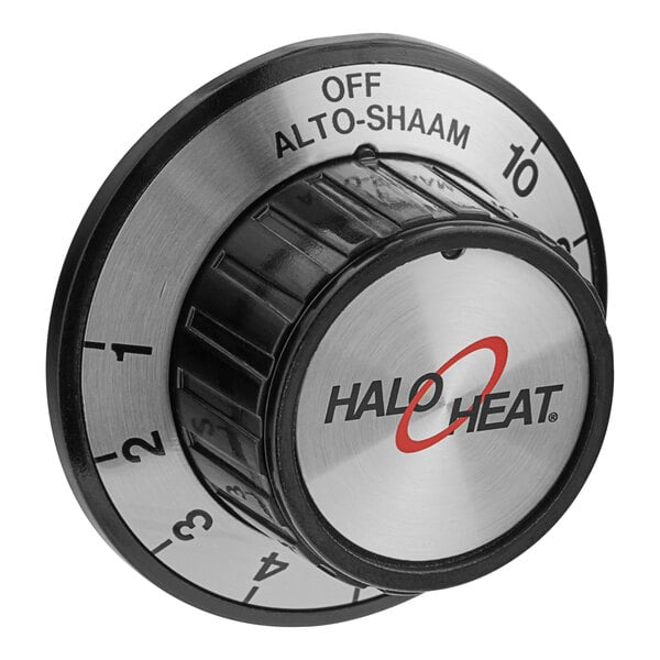 An Alto-Shaam halo heat control knob.