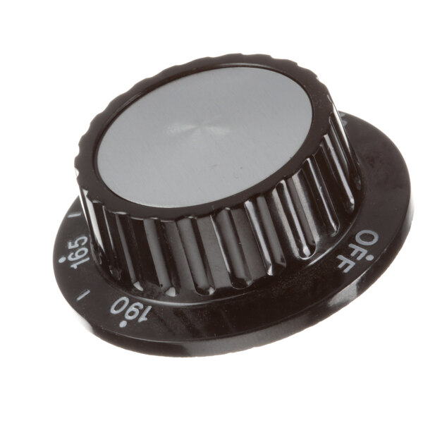 A black and silver knob with white text reading "KNB H1"