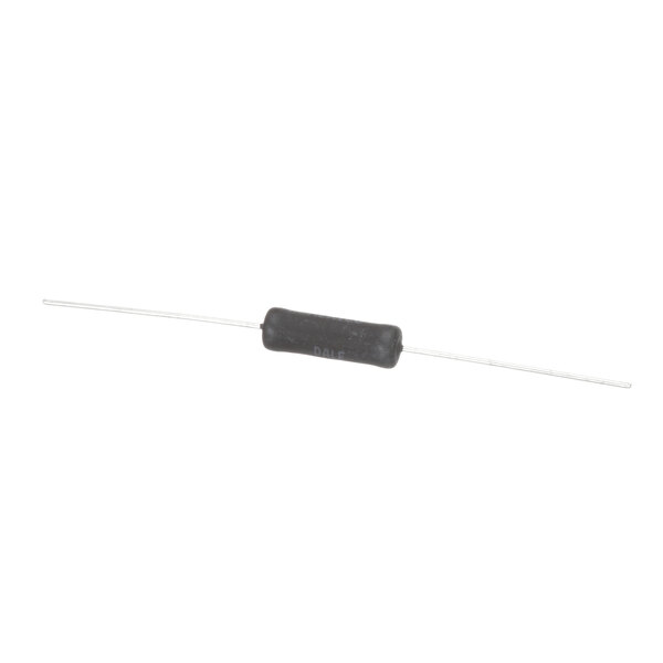 A close-up of a black and silver Groen NT1084 resistor with a black wire.