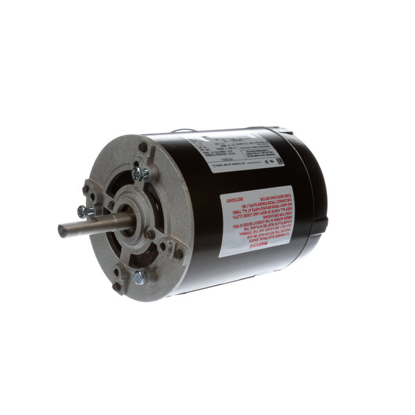 A black and silver Robot Coupe R239 electric motor.