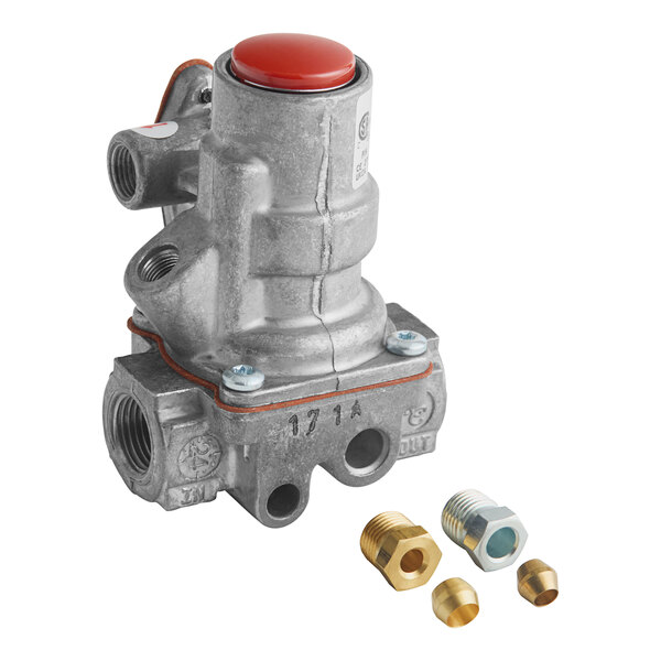 A US Range Baso Valve Kit with a brass nut and brass valve.