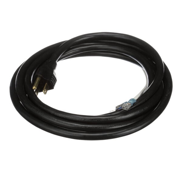 A black Lockwood power cord with plugs on each end.