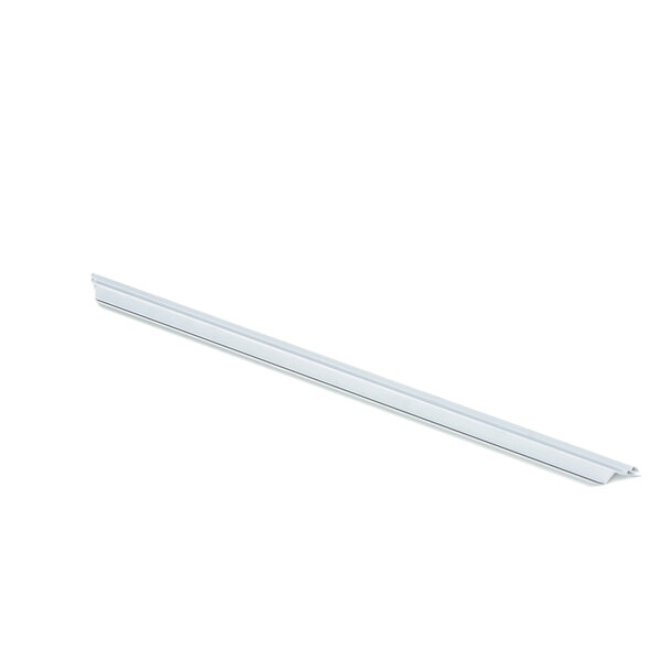 A white metal bar with a long handle.