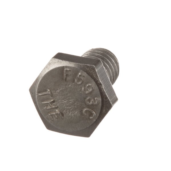 A close-up of a Jackson hexagon bolt.