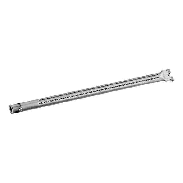 A long metal tube with holes in it.