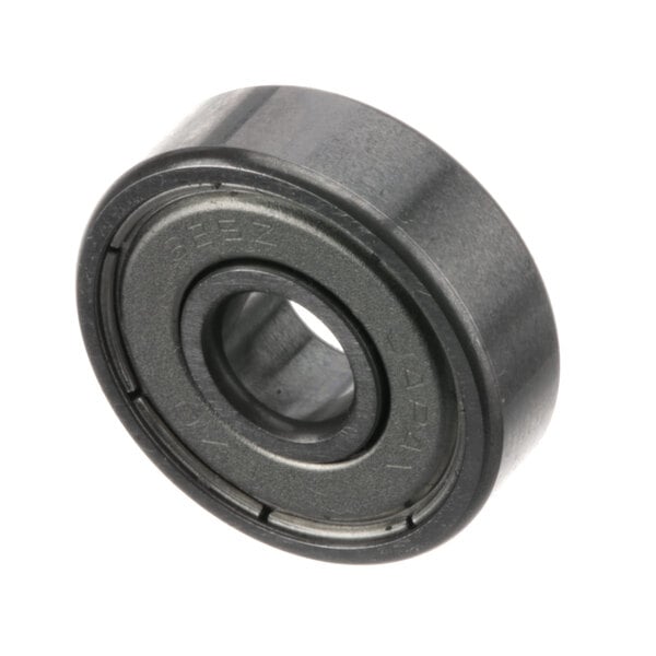 A close-up of a black Univex bearing.