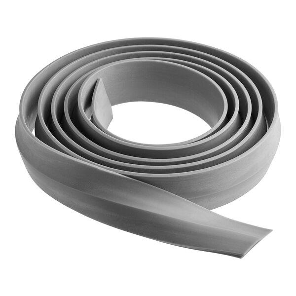 A roll of grey rubber gasket tape.