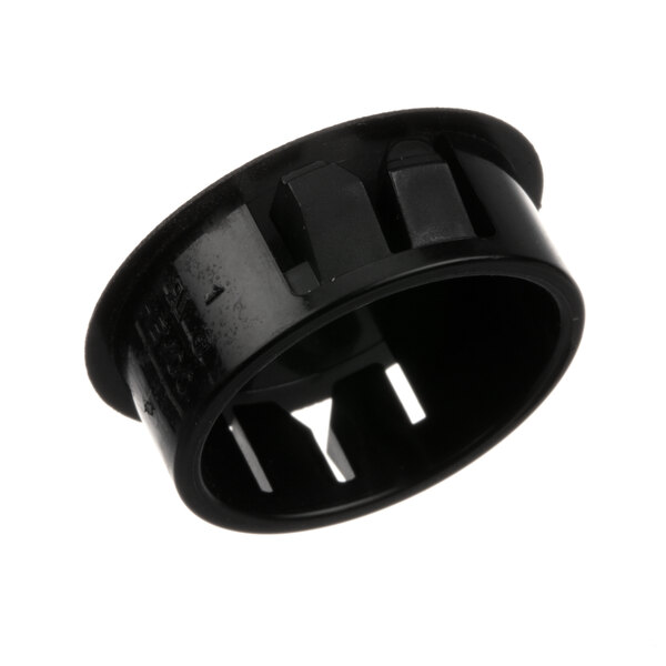 A black plastic Hobart mixer cap with holes.