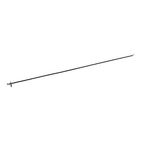 A long black metal pole with a handle.
