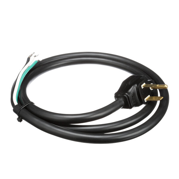 A black electrical power supply cord for a Lincoln conveyor oven.