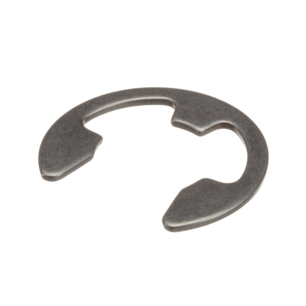 A close-up of a Henny Penny metal ring with a hole in it.