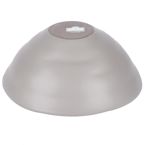 A grey 10 Strawberry Street stoneware serving bowl.