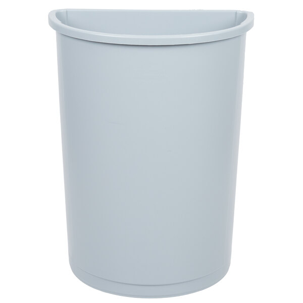 Rubbermaid Fg352000gray Untouchable 21 Gallon Gray Half Round Trash Can - Rubbermaid Half Round Trash Can Rubbermaid Fg352000gray Untouchable 21 Gallon Gray Half Round Trash Can - Rubbermaid Half Round Trash Can
