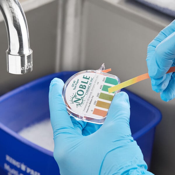 Noble QT-40 Quaternary Test Paper Dispenser - 0-500ppm