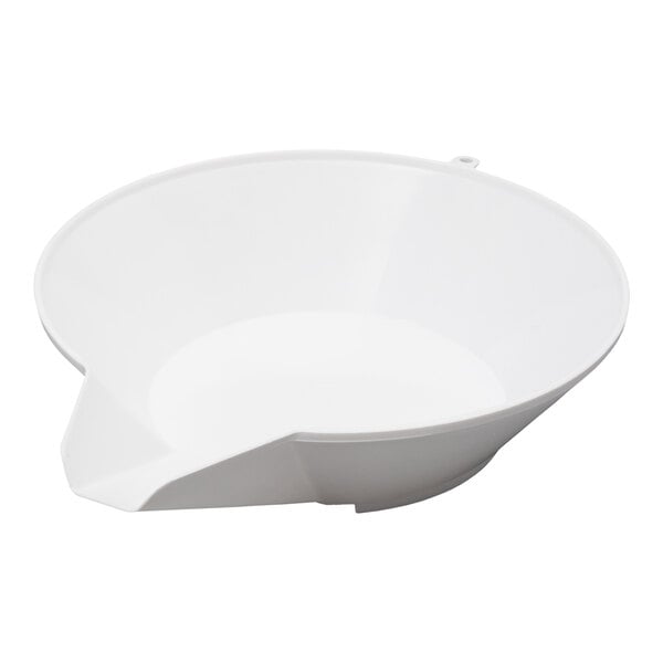 Cardinal Detecto 6100-0001 White Plastic Scale Scoop with Spout