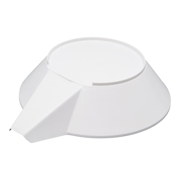Cardinal Detecto 6100-0001 White Plastic Scale Scoop with Spout