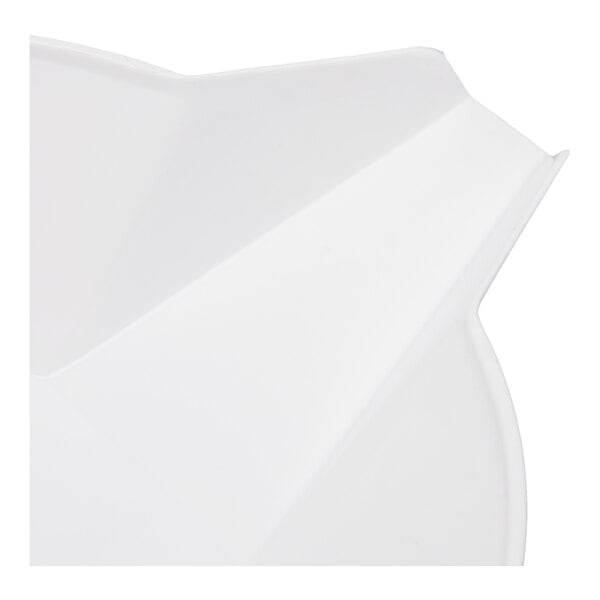 Cardinal Detecto 6100-0001 White Plastic Scale Scoop with Spout