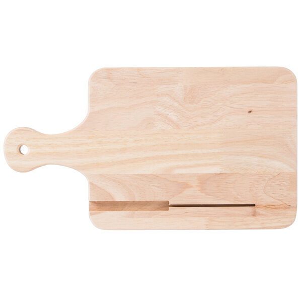 Cutting Board with Knife Slot and Handle