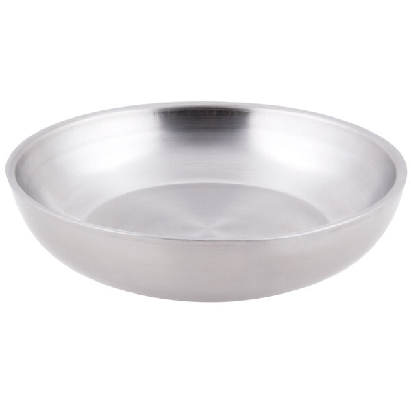 An American Metalcraft stainless steel double wall seafood tray.