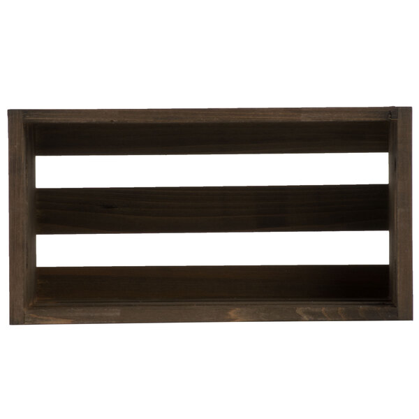 An American Metalcraft wooden crate on a white background.