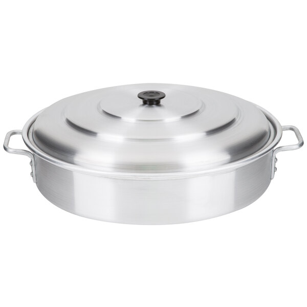 Egg Poacher Pan w/ Lid Aluminum, Makes 12 Eggs