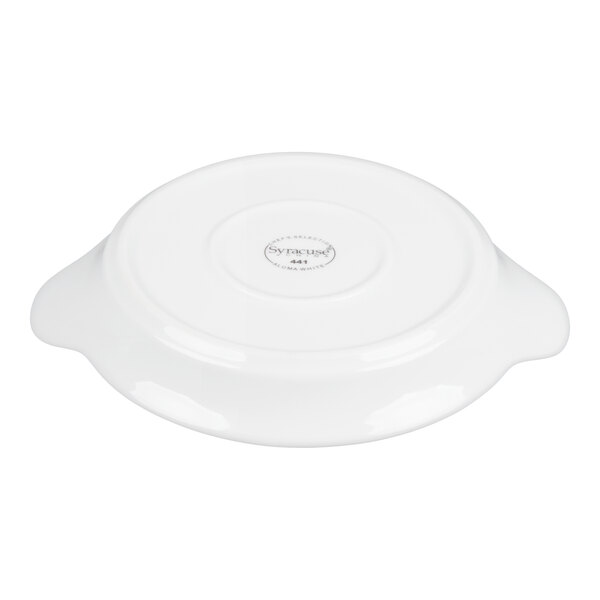 Libbey Chef's Selection 23 oz. Aluma White Porcelain Handled Dish - 12/Case