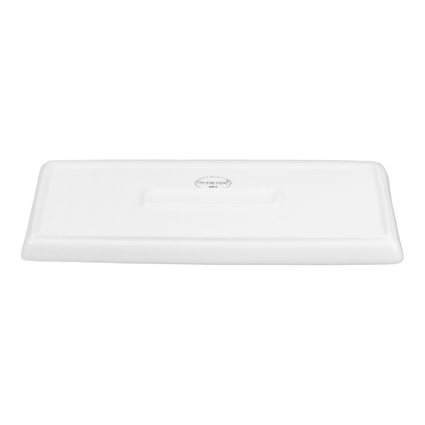 Libbey Chef's Selection 13" x 6 3/4" Aluma White Porcelain Tray - 12/Case