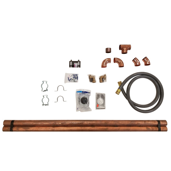 A copper installation kit for a Rational Model 61 electric combi oven.
