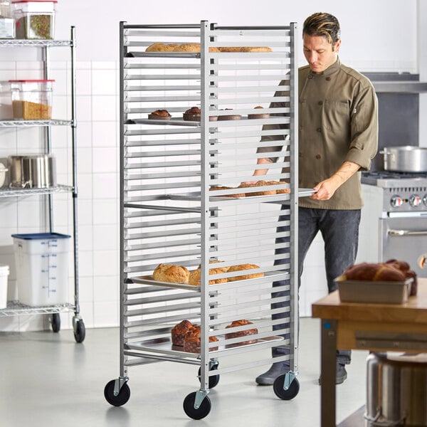 Advance Tabco PR30-2K 30 Pan End Load Bun / Sheet Pan Rack - Unassembled