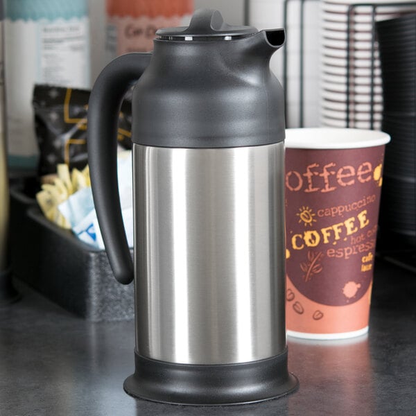 Stainless Steel Insulated Carafe 24 Oz Webstaurantstore