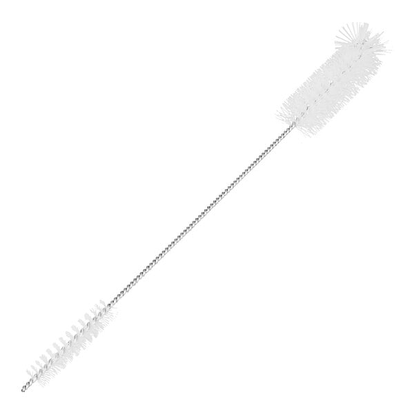 A white Carlisle Sparta cleaning brush with a long handle.