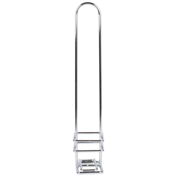 A metal Tablecraft cruet rack with a long handle.